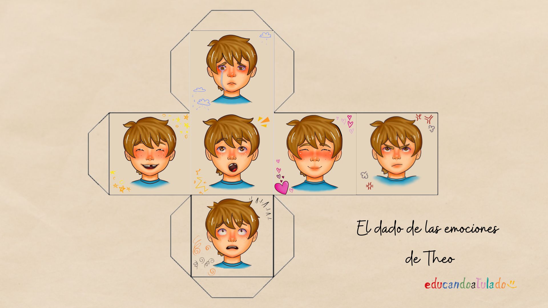 el dado de las emociones
